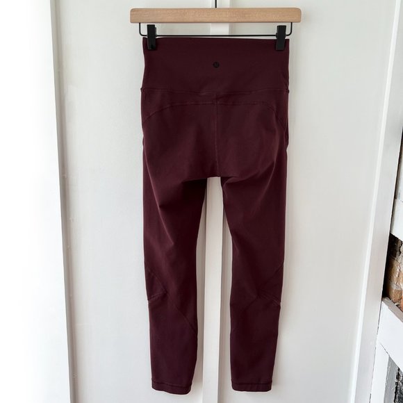 LULULEMON red high times pant wrap mesh - Picture 7 of 9